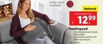 Lidl Heating Pad offer