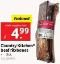 Lidl Country Kitchen Beef Rib Bones offer
