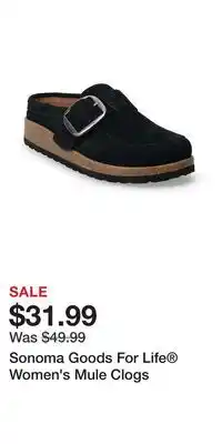 Kohl's Sonoma Goods For Life Women's Mule Clogs offer