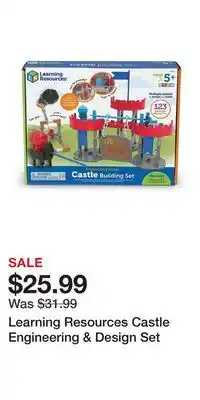 Kohl's Learning Resources Castle Engineering & Design Set offer