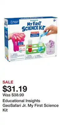 Kohl's Educational Insights GeoSafari Jr. My First Science Kit offer