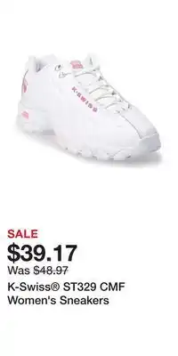 Kohl's K-Swiss ST329 CMF Women's Sneakers offer