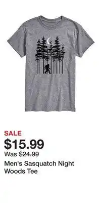 Kohl's Men's Sasquatch Night Woods Tee offer