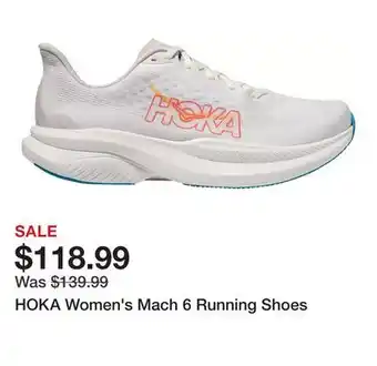 Dick's Sporting Goods HOKA Women's Mach 6 Running Shoes offer