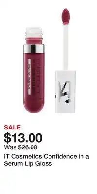 Kohl's IT Cosmetics Confidence in a Serum Lip Gloss offer
