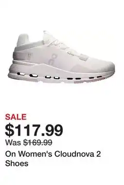 Dick's Sporting Goods On Women's Cloudnova 2 Shoes offer
