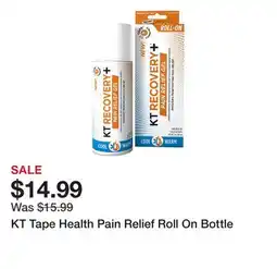 Dick's Sporting Goods KT Tape Health Pain Relief Roll On Bottle offer