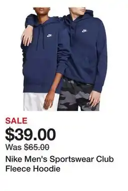 Dick's Sporting Goods Nike Men's Sportswear Club Fleece Hoodie offer