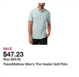 Dick's Sporting Goods TravisMathew Men's The Heater Golf Polo offer
