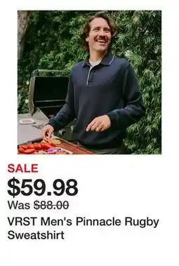 Dick's Sporting Goods VRST Men's Pinnacle Rugby Sweatshirt offer