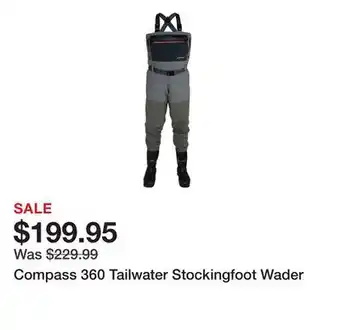 Dick's Sporting Goods Compass 360 Tailwater Stockingfoot Wader offer