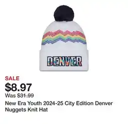 Dick's Sporting Goods New Era Youth 2024-25 City Edition Denver Nuggets Knit Hat offer