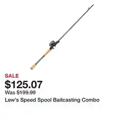 Dick's Sporting Goods Lew's Speed Spool Baitcasting Combo offer