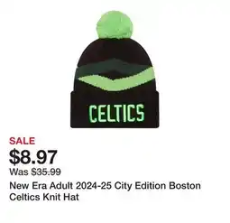 Dick's Sporting Goods New Era Adult 2024-25 City Edition Boston Celtics Knit Hat offer