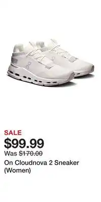Nordstrom On Cloudnova 2 Sneaker (Women) offer