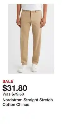 Nordstrom Nordstrom Straight Stretch Cotton Chinos offer