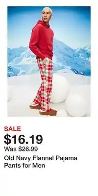 Old Navy Old Navy Flannel Pajama Pants for Men offer