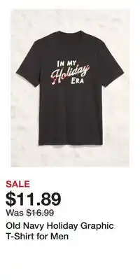 Old Navy Old Navy Holiday Graphic T-Shirt for Men offer
