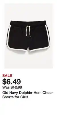 Old Navy Old Navy Dolphin-Hem Cheer Shorts for Girls offer