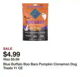 Petsmart Blue Buffalo Boo Bars Pumpkin Cinnamon Dog Treats 11 OZ offer