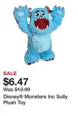 Petsmart Disney Monsters Inc Sully Plush Toy offer