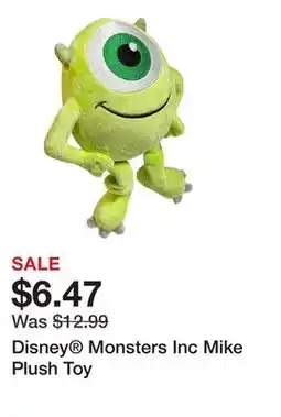 Petsmart Disney Monsters Inc Mike Plush Toy offer