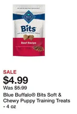 Petsmart Blue Buffalo Bits Soft & Chewy Puppy Training Treats - 4 oz offer