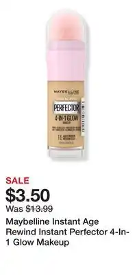 Ulta Beauty Maybelline Instant Age Rewind Instant Perfector 4-In-1 Glow Makeup offer