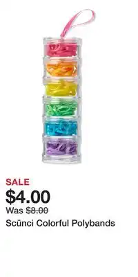 Ulta Beauty Scünci Colorful Polybands offer