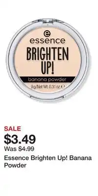 Ulta Beauty Essence Brighten Up! Banana Powder offer