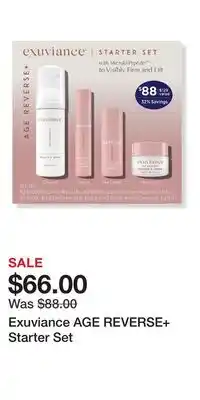 Ulta Beauty Exuviance AGE REVERSE+ Starter Set offer