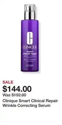 Ulta Beauty Clinique Smart Clinical Repair Wrinkle Correcting Serum offer