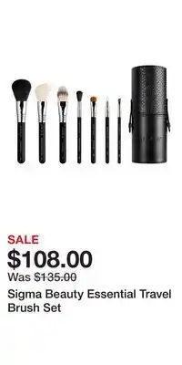 Ulta Beauty Sigma Beauty Essential Travel Brush Set offer
