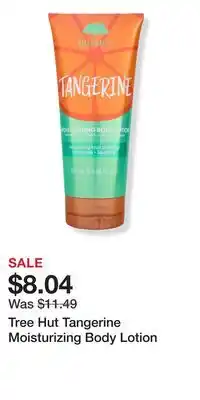 Ulta Beauty Tree Hut Tangerine Moisturizing Body Lotion offer