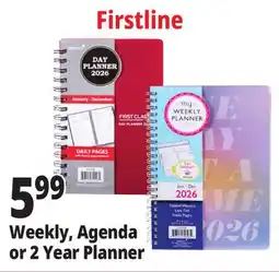 Ocean State Job Lot Weekly, Agenda or 2 Year Planner offer