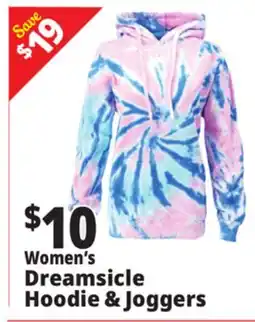 Ocean State Job Lot Women's Anne Dreamsicle Hoodie & Joggers offer