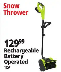 Ocean State Job Lot Turbulenz Cordless 18V Electric Snow Shovel offer