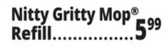 Ocean State Job Lot Nitty Gritty Mop Refill offer