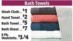Ocean State Job Lot Bath Towels offer