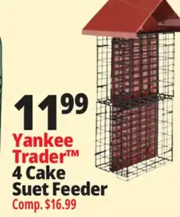 Ocean State Job Lot 4 Suet Cake Bird Feeder Bronze offer