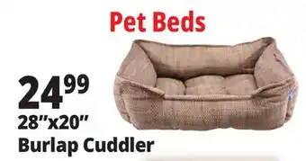 Ocean State Job Lot 28x20 Burlap Cuddler offer