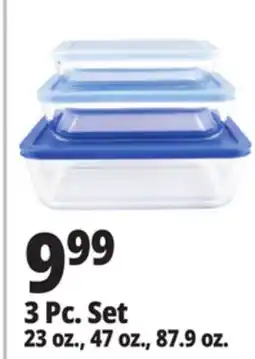 Ocean State Job Lot Home Living 12 Piece Glass Storage Set with Lids offer