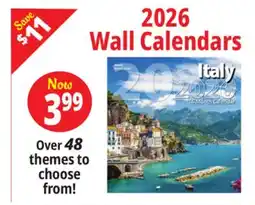 Ocean State Job Lot 2026 Wall Calendars offer