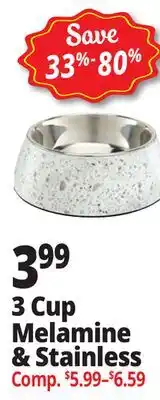 Ocean State Job Lot 3 Cup Melamine & Stainless offer