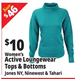 Ocean State Job Lot Women's Active Loungewear Tops & Bottoms offer