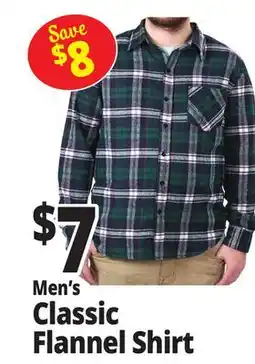 Ocean State Job Lot Men's Classic Flannel Shirt offer