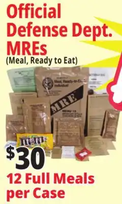 Ocean State Job Lot U.S. Military Meals Ready to Eat 12 pk offer