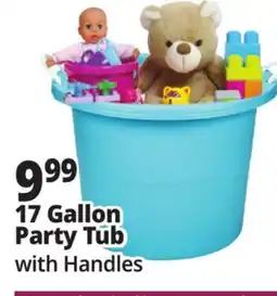 Ocean State Job Lot Gracious Living Party Tub with Rope Handles 17.8 Gal offer