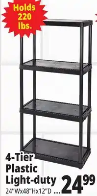 Ocean State Job Lot Maxit 5-Tier Heavy-Duty Plastic Shelving Unit offer