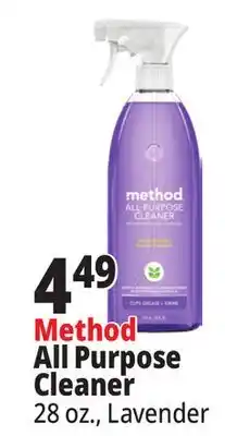 Ocean State Job Lot Method All Purpose Cleaner offer